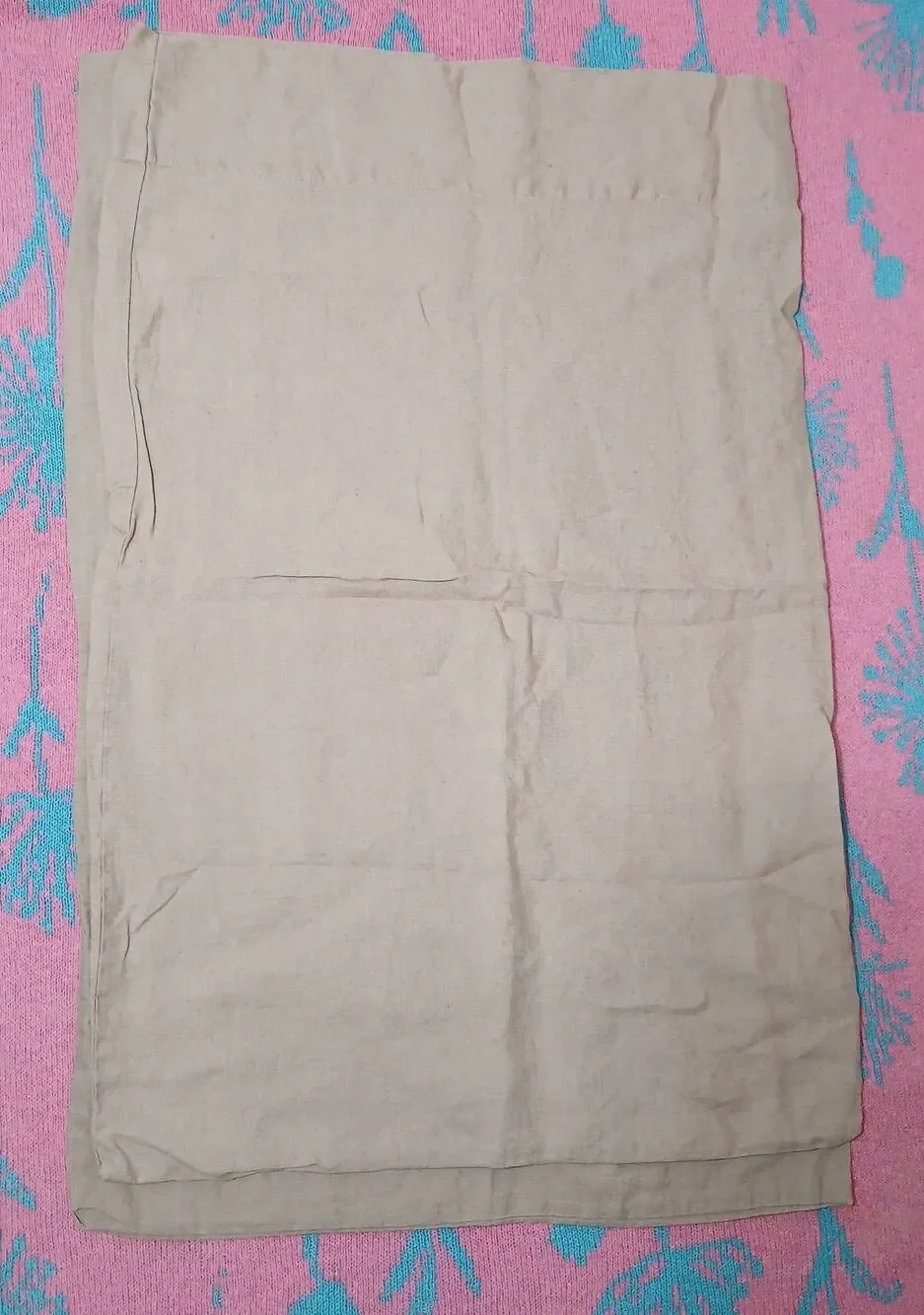 Quince pillow cases standard 100% linen dusty rose eco friendly tan